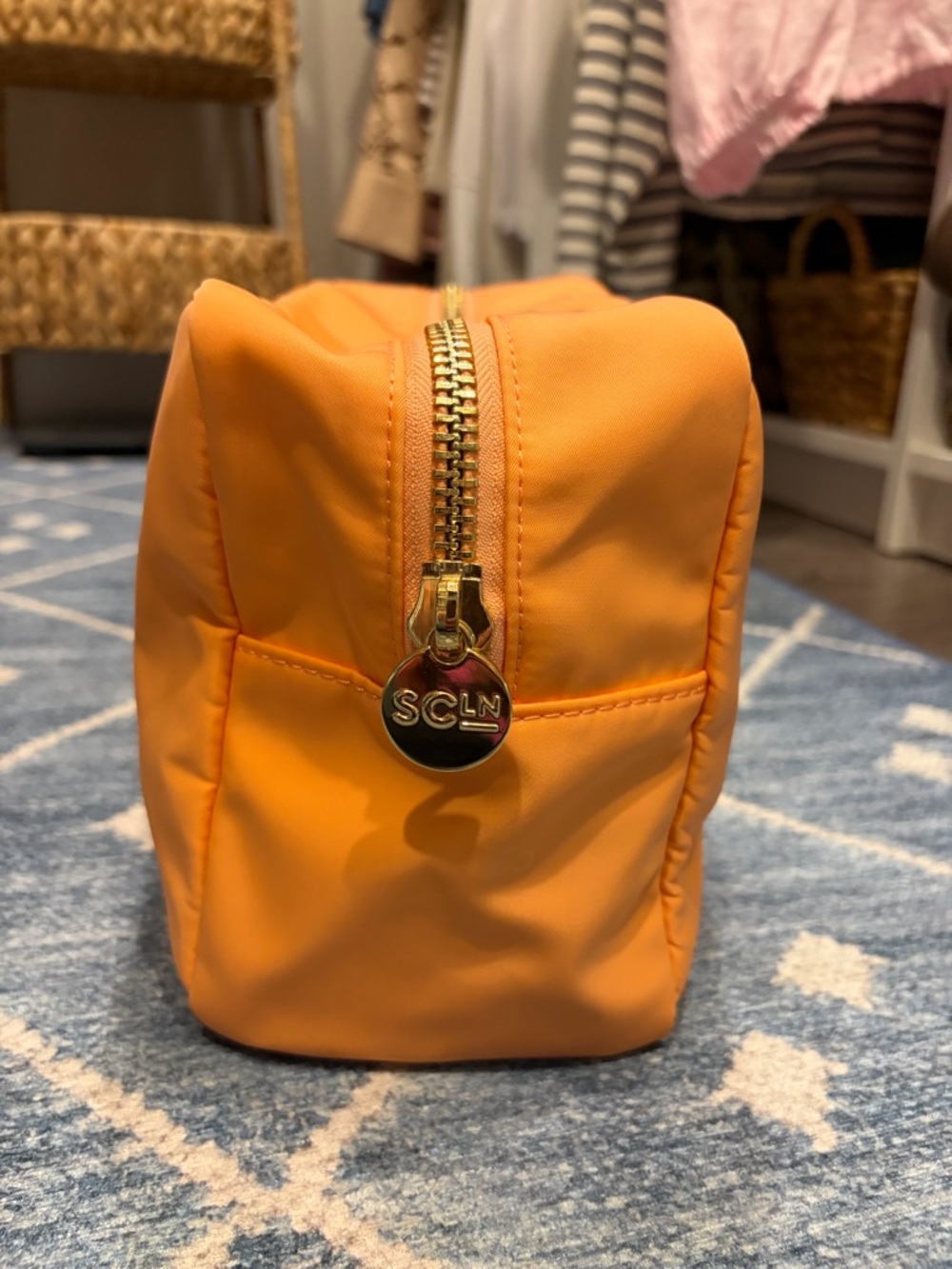 STONEY CLOVER CLASSIC LARGE POUCH WITH CONIGLIO PATCHES